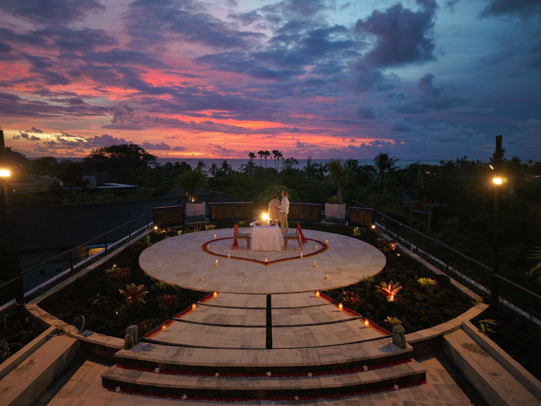 Boheme Restaurant Rooftop Canggu, Sunset & Candle Light Dining Experience in Bali!